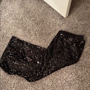 Sequin midi skirt